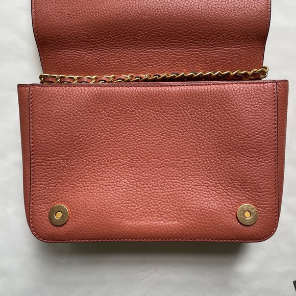 Tory Burch Britten Adjustable Shoulder Leather Purse - Picture 9 of 16